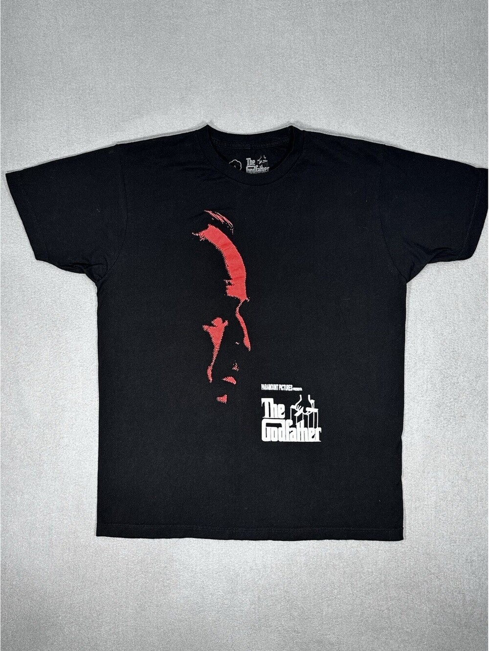 The Godfather Men’s Black Graphic T Shirt Movie Film Cotton Size Large